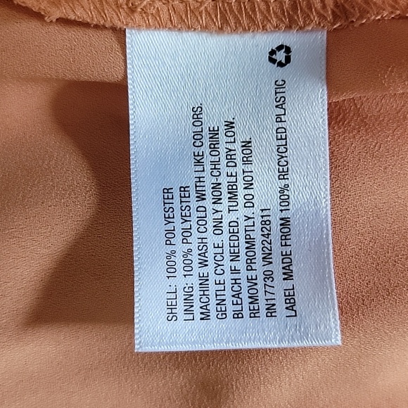 A NEW DAY JUNIOR ORANGE ACCORDION PLEATED DRESS/  XXL. - Picture 7 of 10